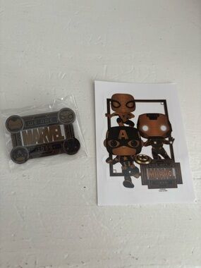 Funko Marvel Collectible Pin and Sticker bundle